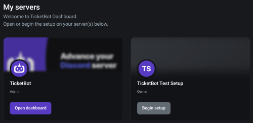 Enter admin dashboard